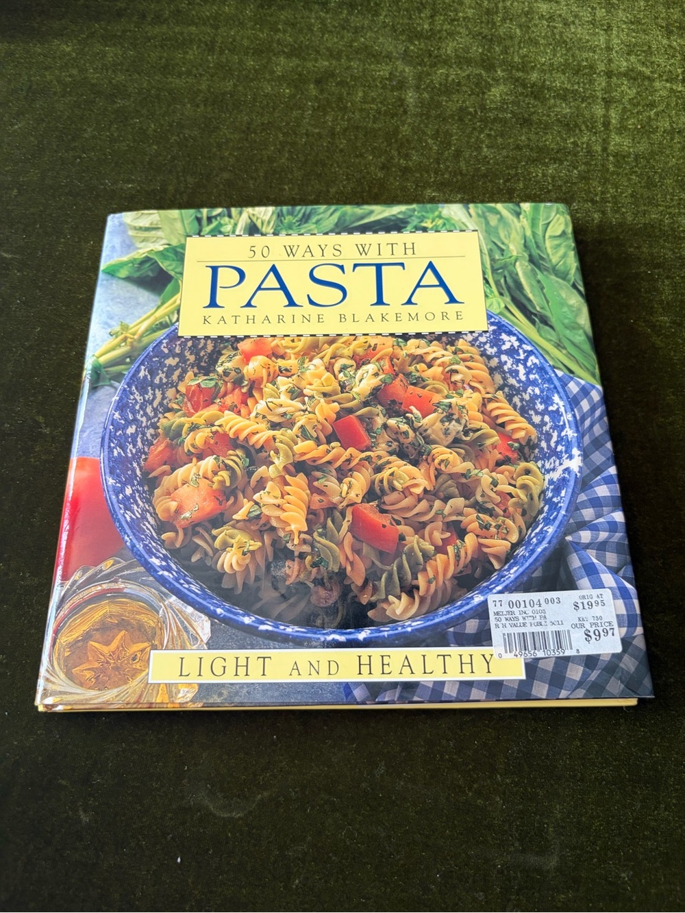 '50 Ways With Pasta' Cookbook - Blue Cover